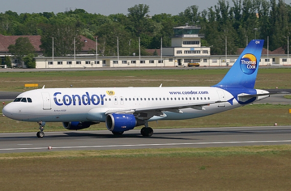 Airbus A320-200 der zu Thomas Cook gehörenden Condor - Foto: Condor
