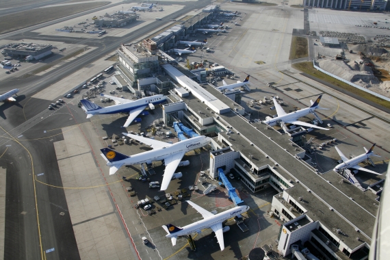 Der Flughafen Frankfurt - Foto: Fraport