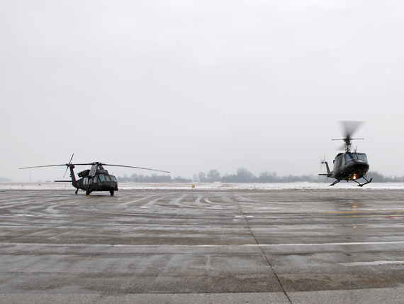 Mit der Landung des letzten AB 212 endete der 8jährige Kosovo-Einsatz der Hubschrauber des Bundesheeres - Foto: Austrian Wings Media Crew