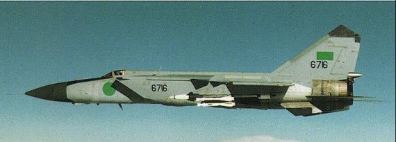 Libysche MiG 25 (Symbolbild) - Foto: Wikipedia