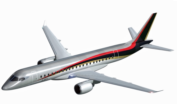 Der Mitsubishi Regional Jet - Grafik: Mitsubishi