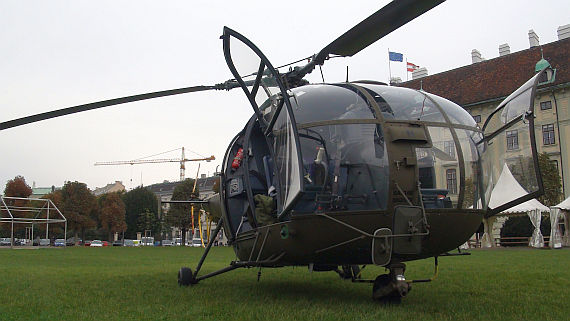 Austrian Wings begleitete die Heeresflieger jedoch in einer Alouette III Austrian Wings begleitete die Heeresflieger jedoch in einer Alouette III