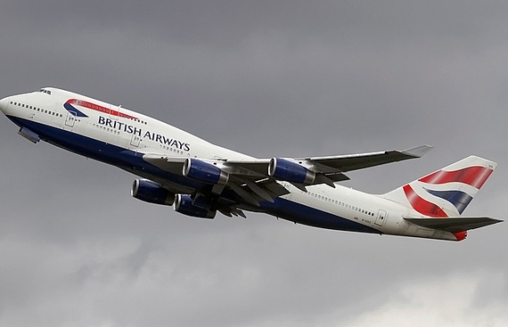 Boeing 747-400 von British Airways beim Start - Foto: Konstantin von Wedelstädt