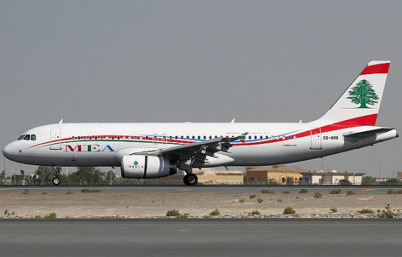 Airbus A320 von MEA - Foto: Konstantin von Wedelstädt