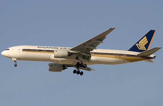 Boeing 777 von Singapore Airlines (Symbolbild) - Foto: Konstantin von Wedelstädt