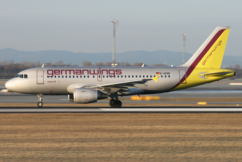 Germanwings A319 beim Start in Wien - Foto: Max Hrusa / Austrian Wings