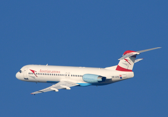 Im Steigflug: Austrian Airlines - Foto: P. Radosta / Austrian Wings