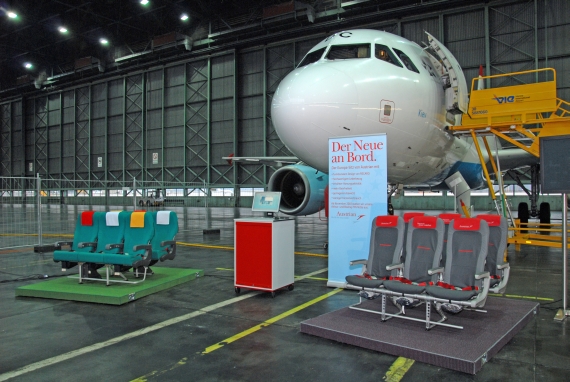 Innenaufnahme eines Hangars der AUA-Technik - Foto: Austrian Wings Media Crew