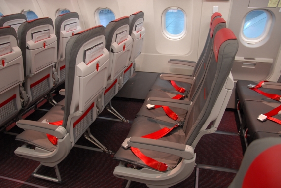 Recaro Sitze im AUA A320 - Foto: Austrian Wings Media Crew