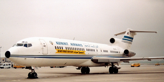 Das gleiche Flugzeug, aufgenommen 1991 in Wien - Foto: Christian Hauser