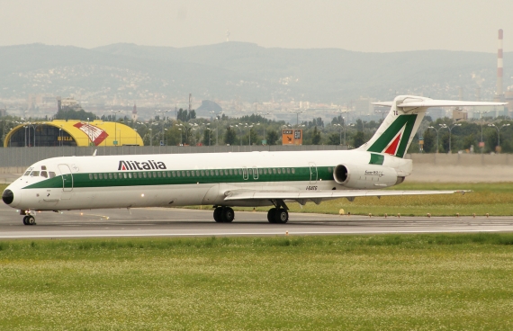 MD-82 der Alitalia - Foto: R. Reiner / Austrian Wings