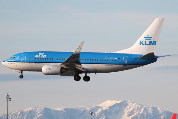 Eine Boeing 737-700 der KLM - Foto: R. Reiner / Austrian Wings Eine Boeing 737-700 der KLM - Foto: R. Reiner / Austrian Wings