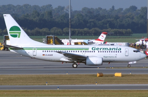 Boeing 737-300 der Germania - Foto: R. Reiner / Austrian Wings