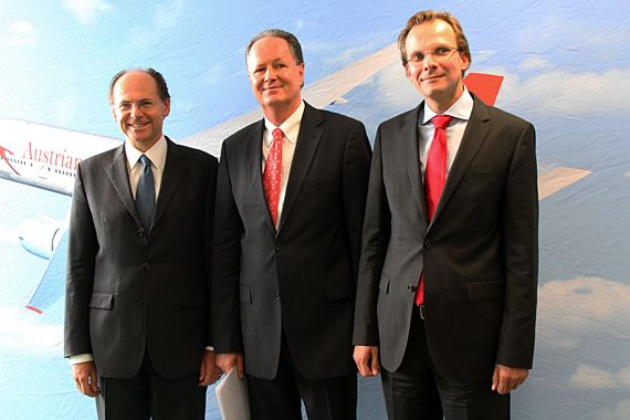 Muss nach Andreas Bierwirth (rechts) auch Peter Malanik (links) das AUA-Cockpit verlassen? - Foto: AUA