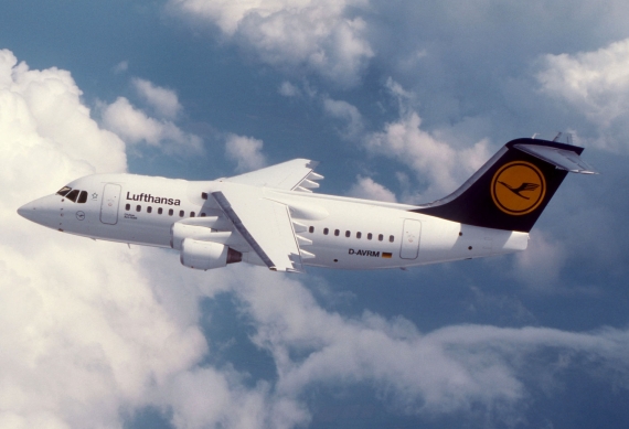 Avro RJ 85 im Flug - Foto: Lufthansa
