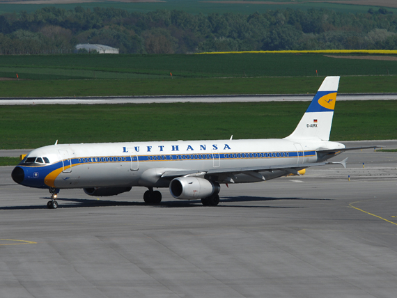 Der betroffene Lufthansa Airbus D-AIRX - Foto: P. Radosta / Austrian Wings