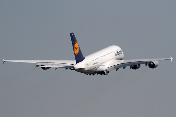 A380 von Lufthansa beim Start - Foto: Austrian Wings Media Crew