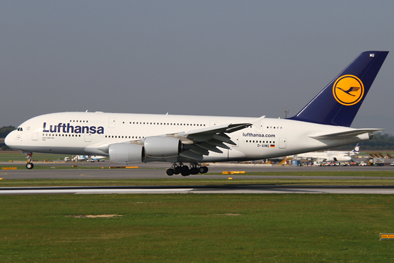 Lufthansa ist mit ihrem neuen Flaggschiff hochzufrieden - Foto: Austrian Wings Media Crew