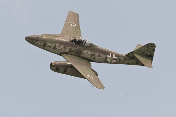 Messerschmitt Me 262 "Schwalbe" im Flug - Foto: Markus Dobrozemsky