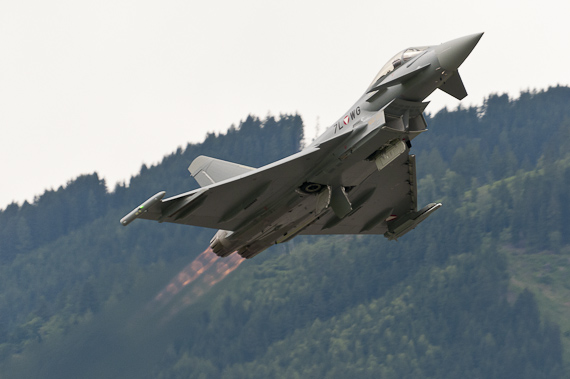 Eurofighter des Bundesheeres beim Start - Foto: Markus Dobrozemsky