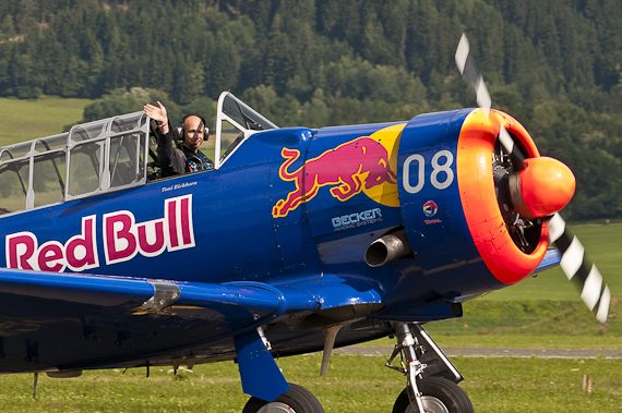 Toni Eichhorn in seiner AT6 Texan - Foto: Markus Dobrozemsky