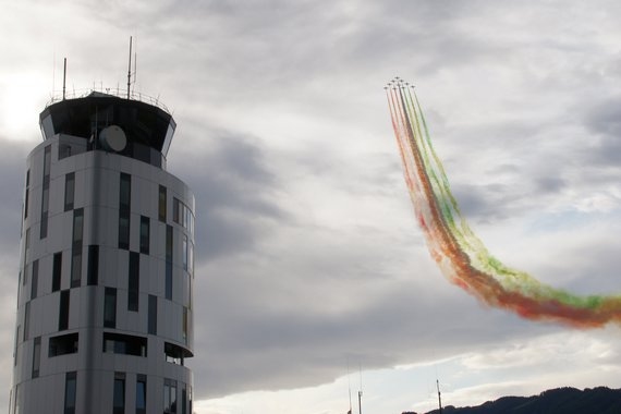 Die Frecce Tricolori sind seit Beginn der Airpower 1997 mit dabei - Foto: Anton Wildberger