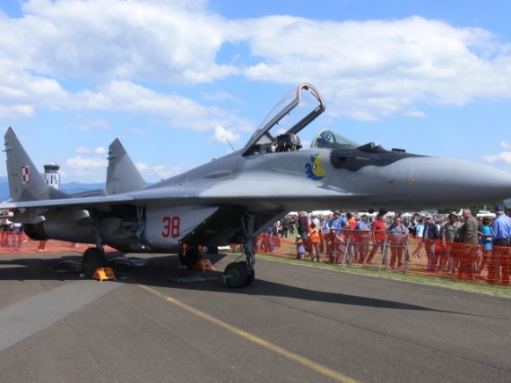 Auch die polnische Luftwaffe entsandte eine MiG 29 nach Zeltweg - Foto: Franz Zussner