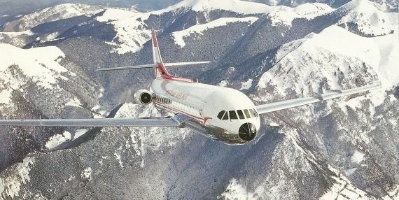 Caravelle der AUA im Flug (Symbolbild) - Foto: Austrian Airlines