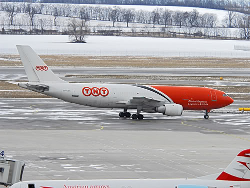 Airbus A300 Frachter von TNT in Wien - Foto: Austrian Wings Media Crew
