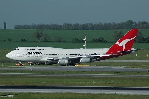 Boeing 747-400 der Qantas in Wien - Foto: P. Radosta / Austrian Wings
