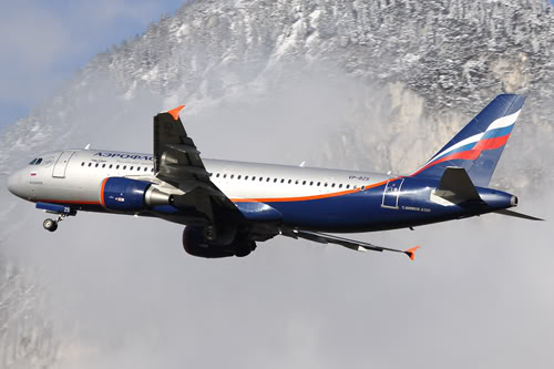 A320 der Aeroflot beim Start - Foto: Franz Lackner / Austrian Wings