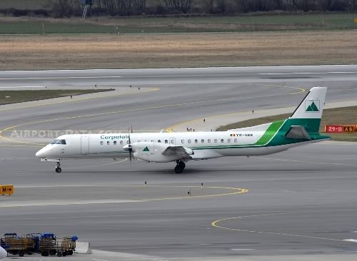 Saab 2000 der Carpatair in Wien - Foto: Austrian Wings Media Crew